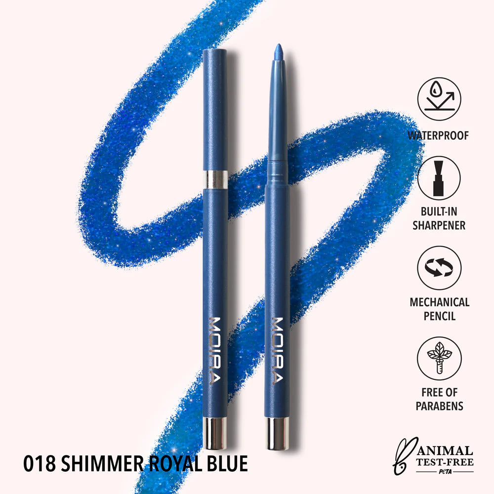 Moira Beauty - Statement Shimmer Liner Shimmer Royal Blue