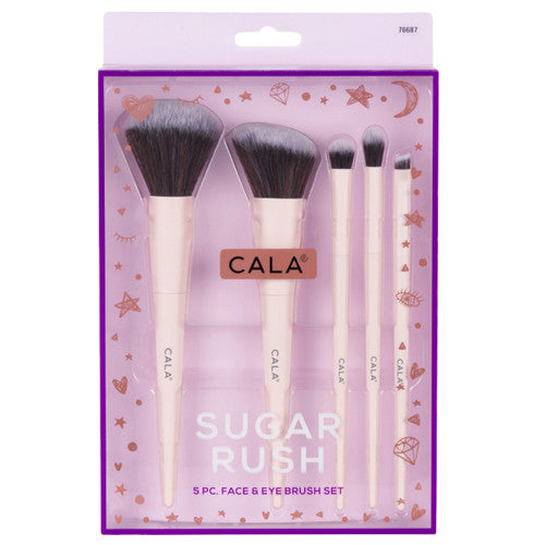 Cala - Sugar Rush Face and Eye Brush Set
