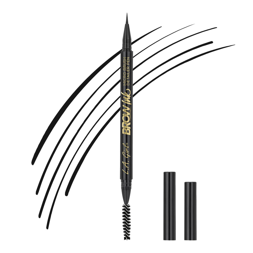 L.A. Girl - Brow Ink Micro Brush Detailer Pen Soft Black