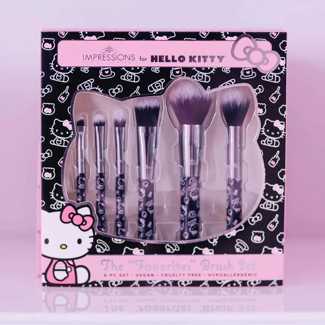 Impressions Vanity - Hello Kitty The Favorites 6pc Brush Set