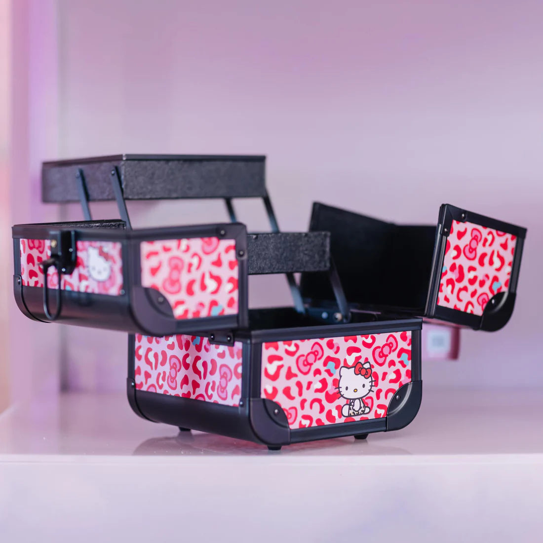 Impressions Vanity - Hello Kitty SlayCube Makeup Travel Case Pink Animal
