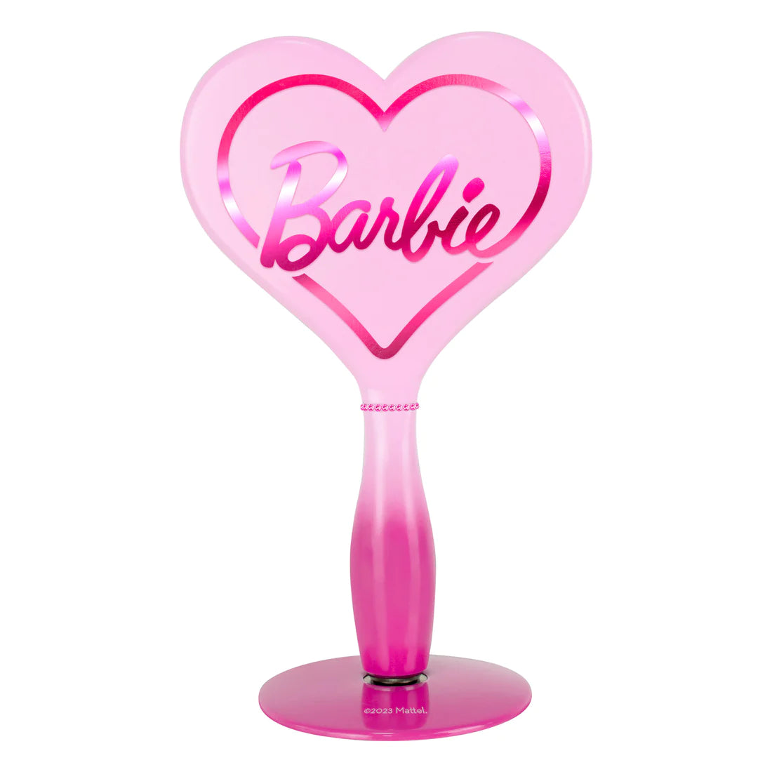 Impressions Vanity - Barbie LED Handheld Makeup Mirror with Standing Base