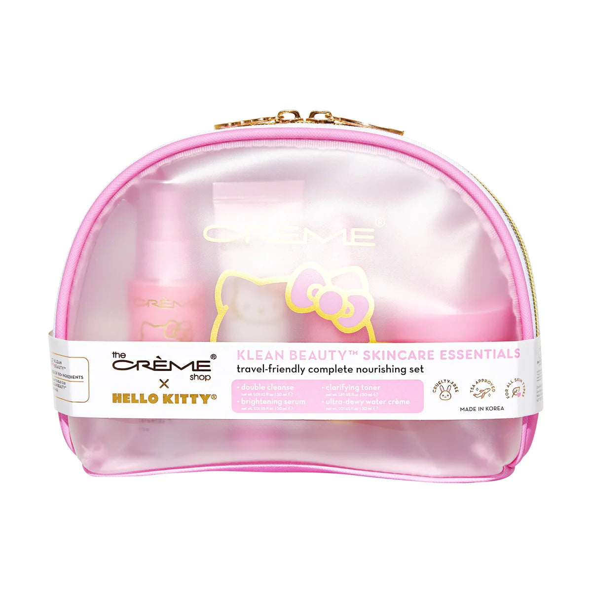 The Creme Shop - Hello Kitty Klean Beauty Skincare Essentials 4pc Set