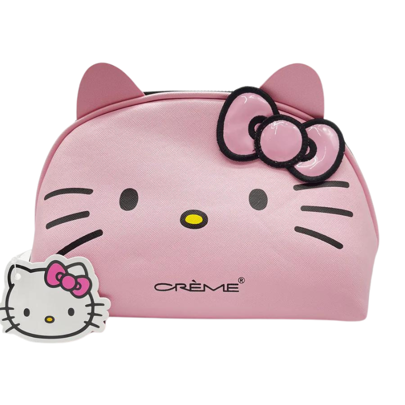 The Creme Shop - Hello Kitty Dome Makeup Travel Pouch - Think Pink
