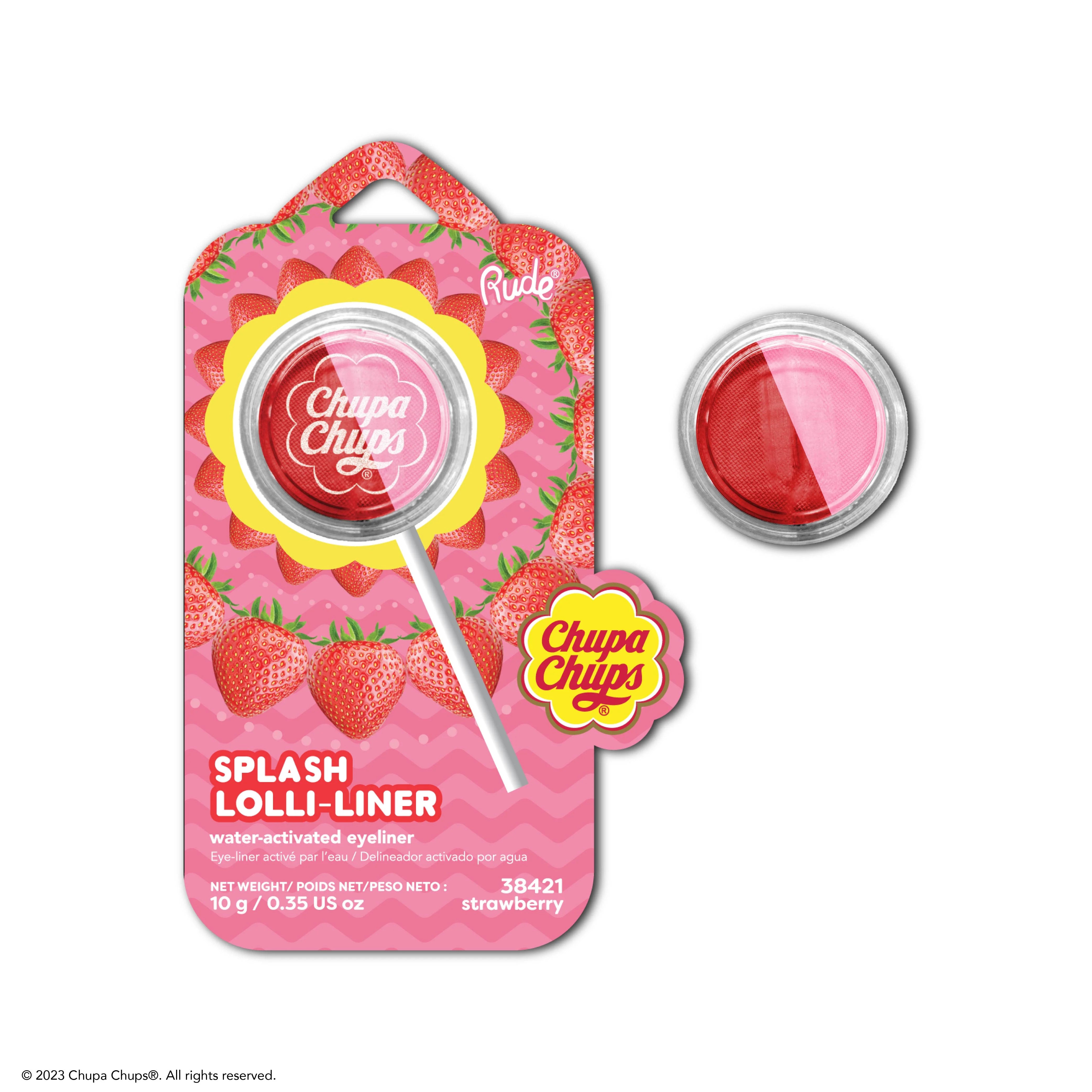 Rude Cosmetics - Chupa Chups Splash Lolli-Liner Strawberry Discount Beauty Boutique Rude Cosmetics - Chupa Chups Splash Lolli-Liner Strawberry Discount Beauty Boutique