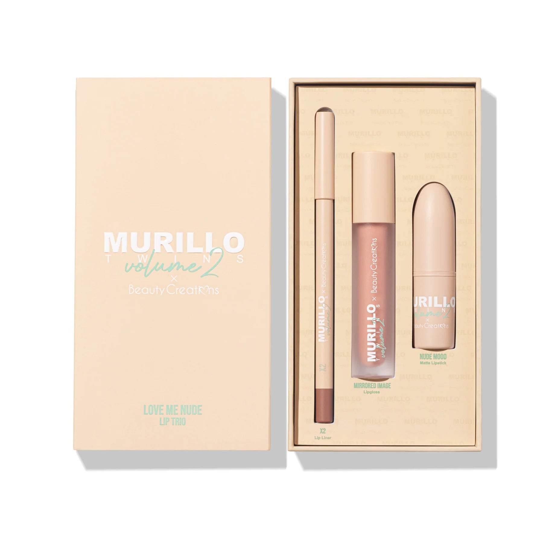 Beauty Creations - Murillo Twins Vol. 2 Love Me Nude Lip Kit