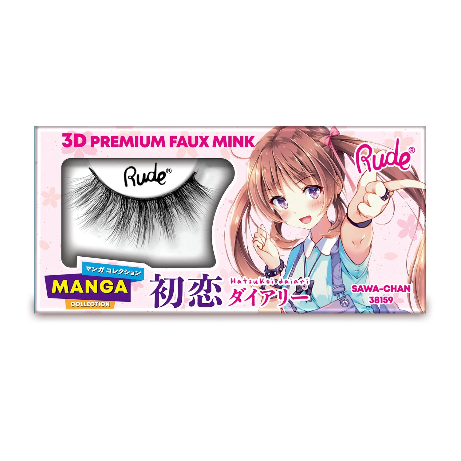 Rude Cosmetics - Manga 3D Faux Mink Lashes Sawa-Chan