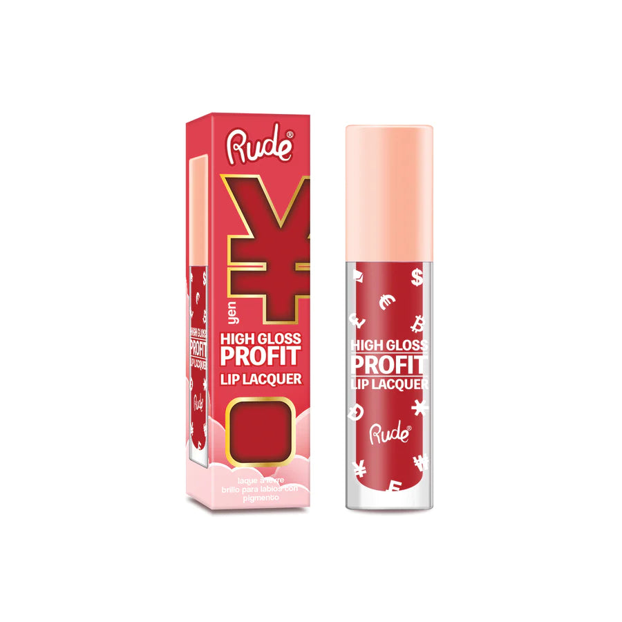Rude Cosmetics - High Gloss Profit Lip Lacquer Yen
