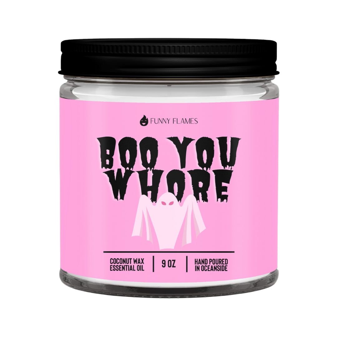 Funny Flames Candle Co - Boo You Whore (Ghost)