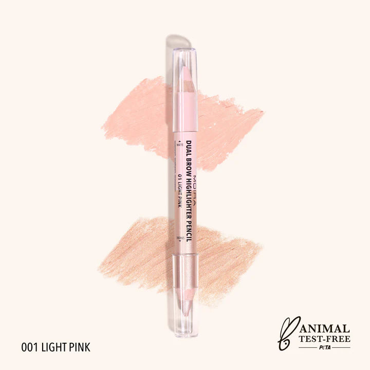 Moira Beauty - Dual Brow Highlighter Pencil Light Pink