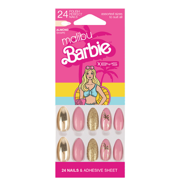 BYS - Barbie Malibu Press On Nails Party In Pink