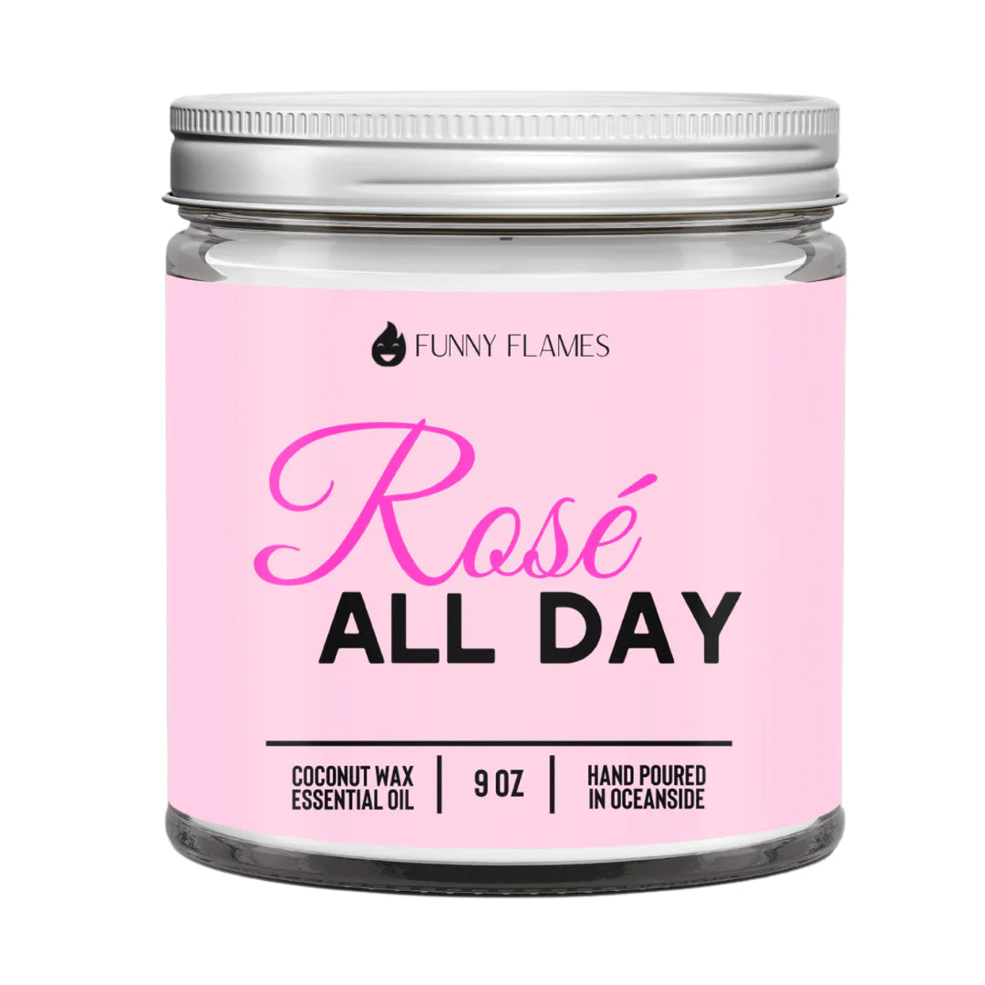 Funny Flames Candle Co - Rosé all day
