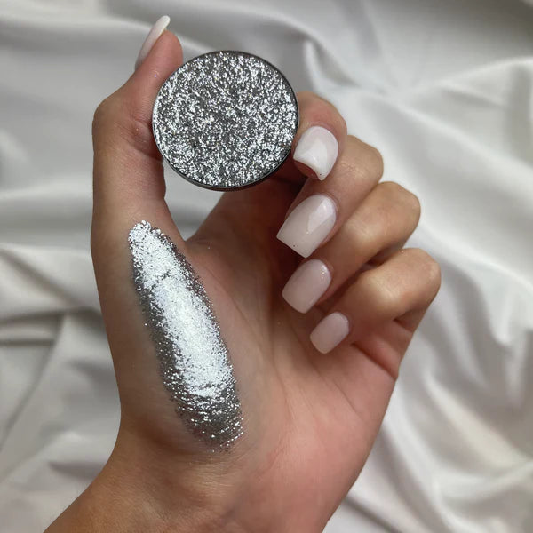 With Love Cosmetics - Pressed Glitter Silver Sparks