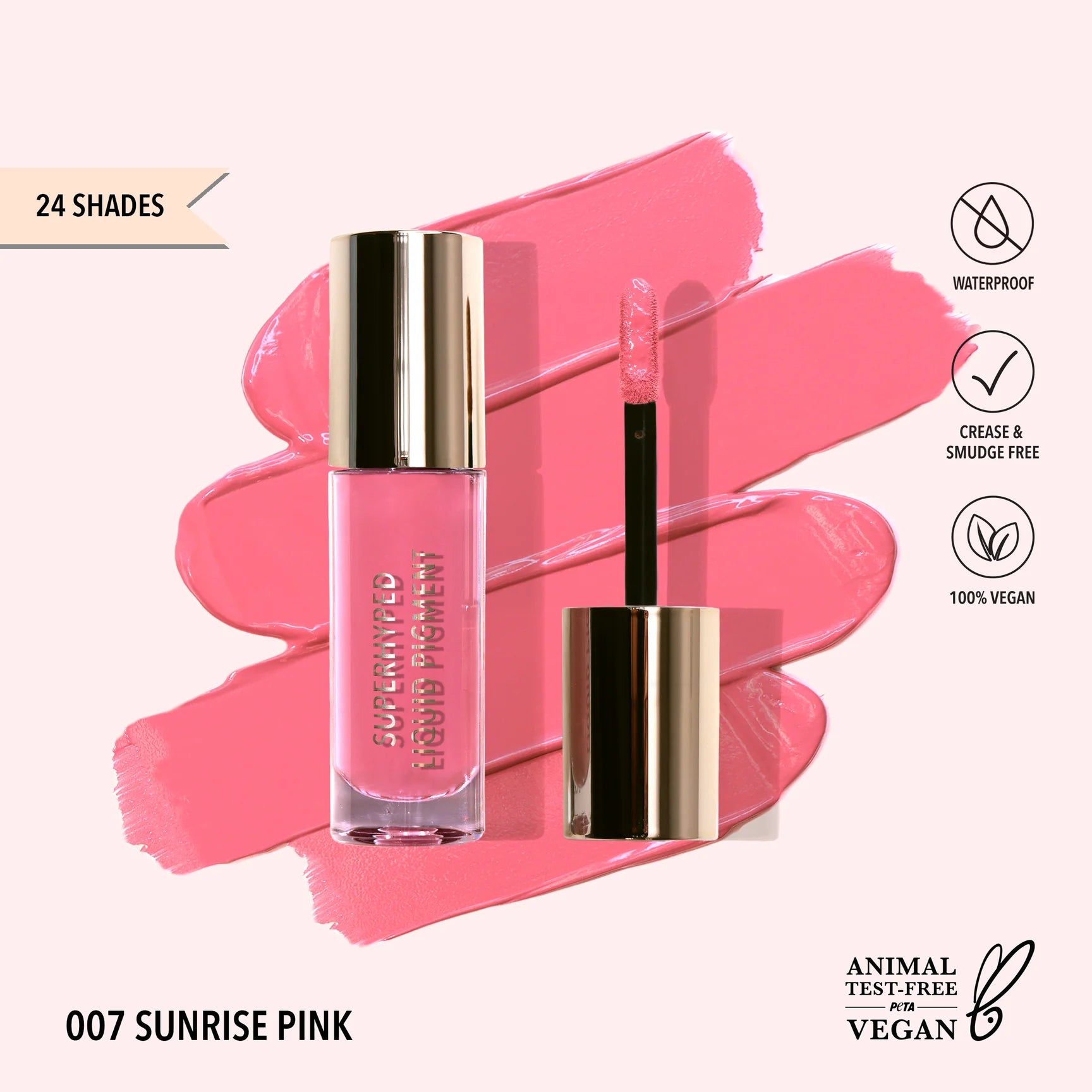 Moira Beauty - Superhyped Liquid Pigment Sunrise Pink
