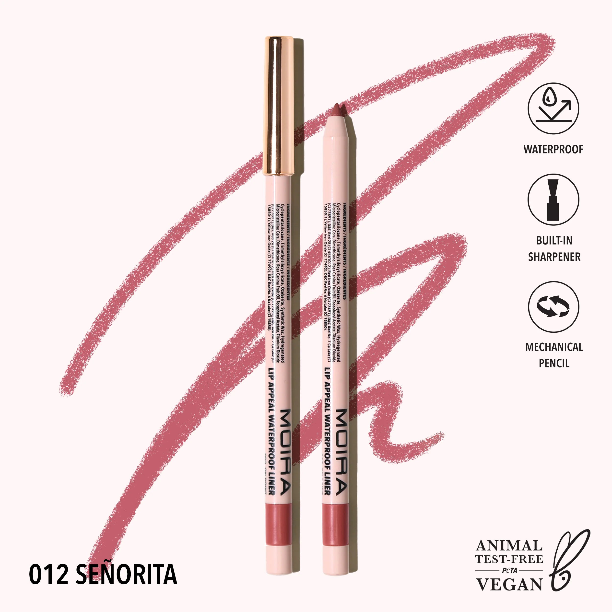Moira Beauty - Lip Appeal Waterproof Liner Senorita