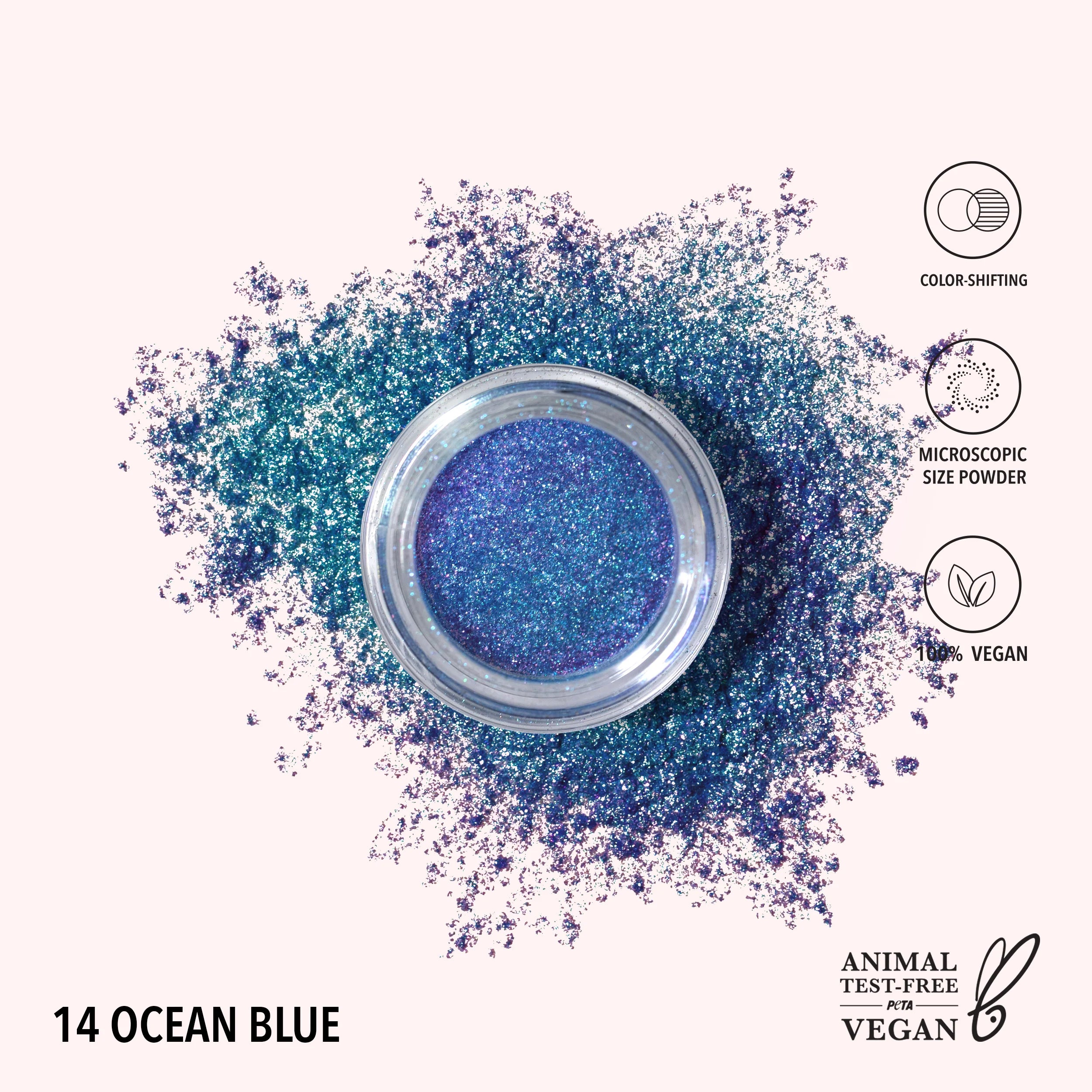 Moira Beauty - Starstruck Chrome Loose Powder Ocean Blue