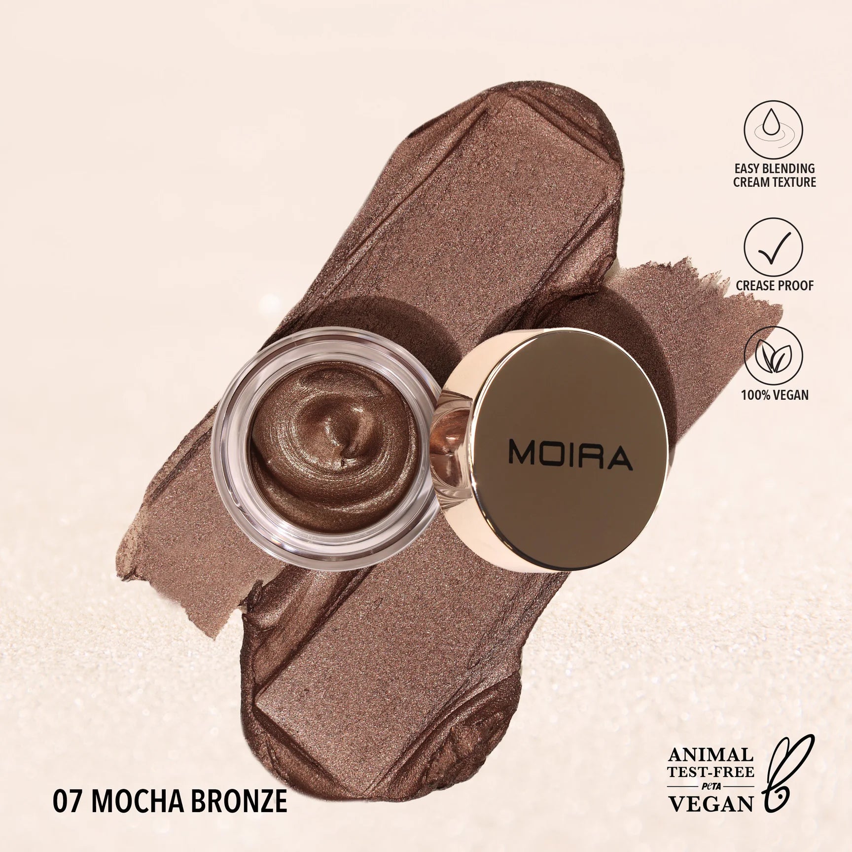 Moira Beauty - Everlust Shimmer Cream Shadow Mocha Bronze