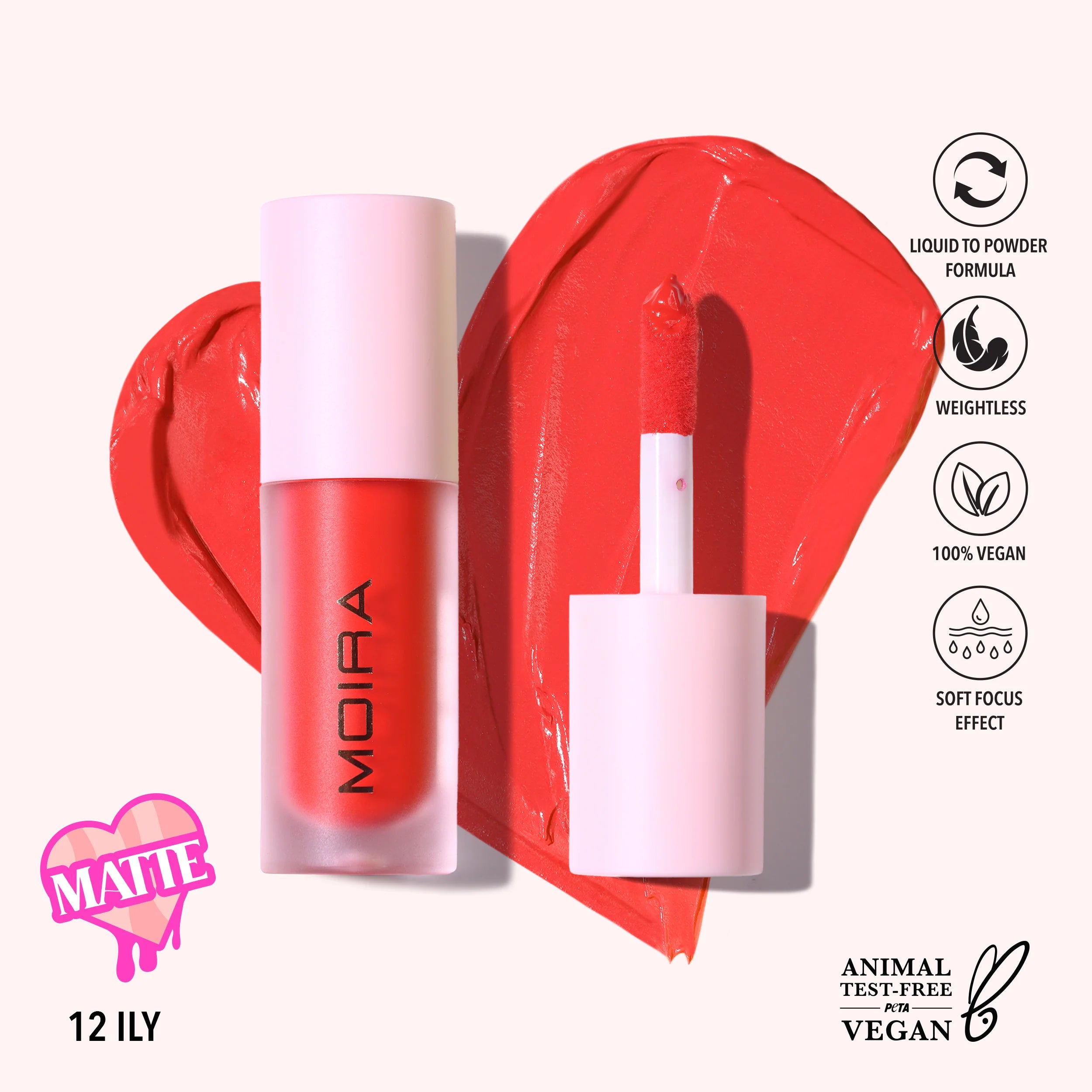 Moira Beauty - Love Steady Liquid Blush ILY