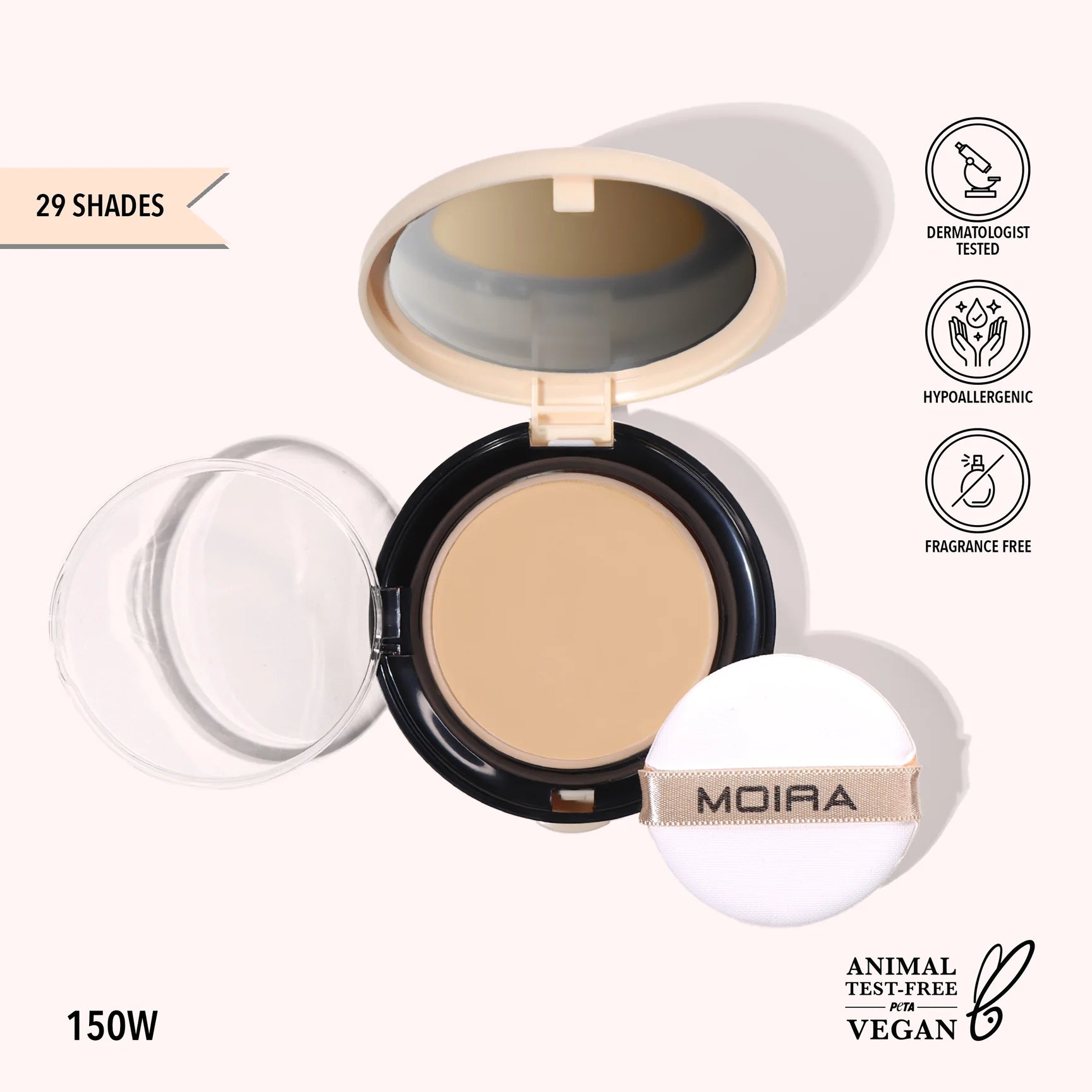 Moira Beauty - Complete Wear Powder Foundation 150W