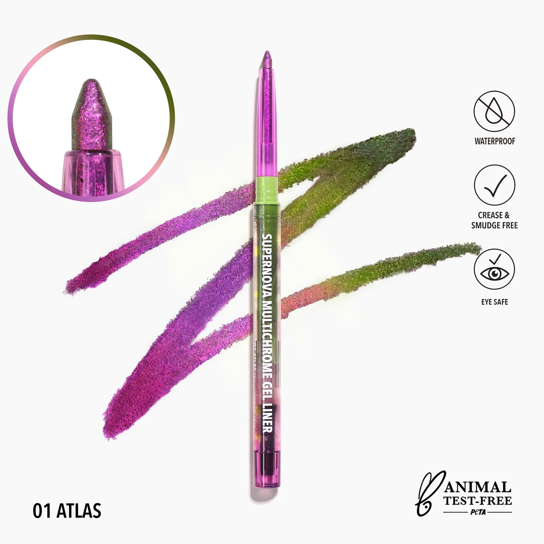 Moira Beauty - Supernova Multichrome Gel Liner Atlas