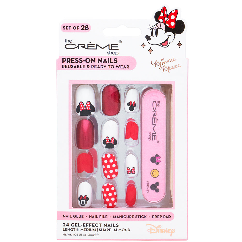The Creme Shop - Minnie Mouse Press-On Nails Red