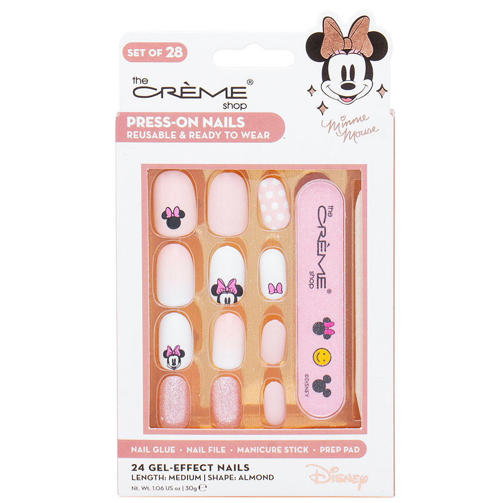 The Creme Shop - Minnie Mouse Press-On Nails Pink