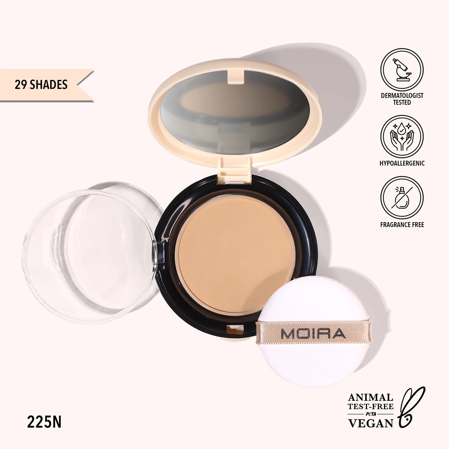Moira Beauty - Complete Wear Powder Foundation 225N