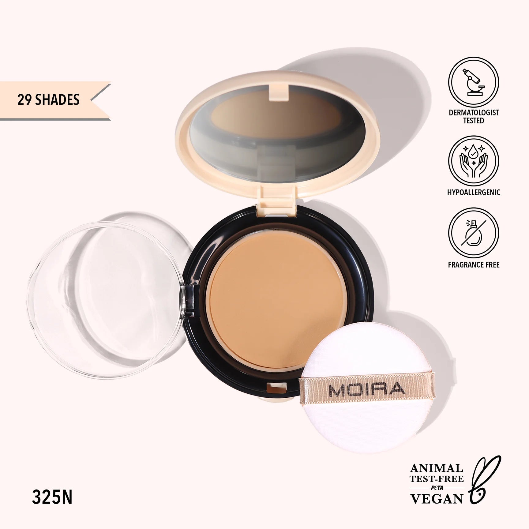 Moira Beauty - Complete Wear Powder Foundation 325N