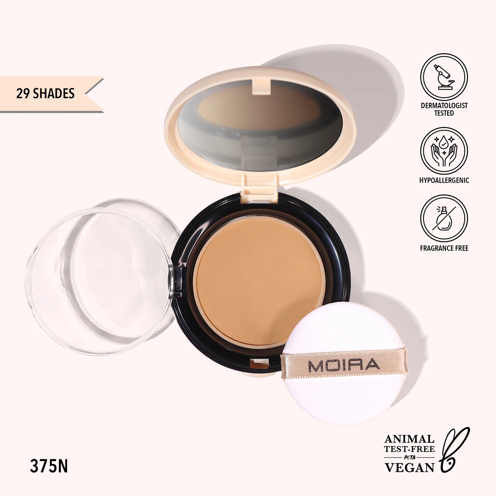 Moira Beauty - Complete Wear Powder Foundation 375N