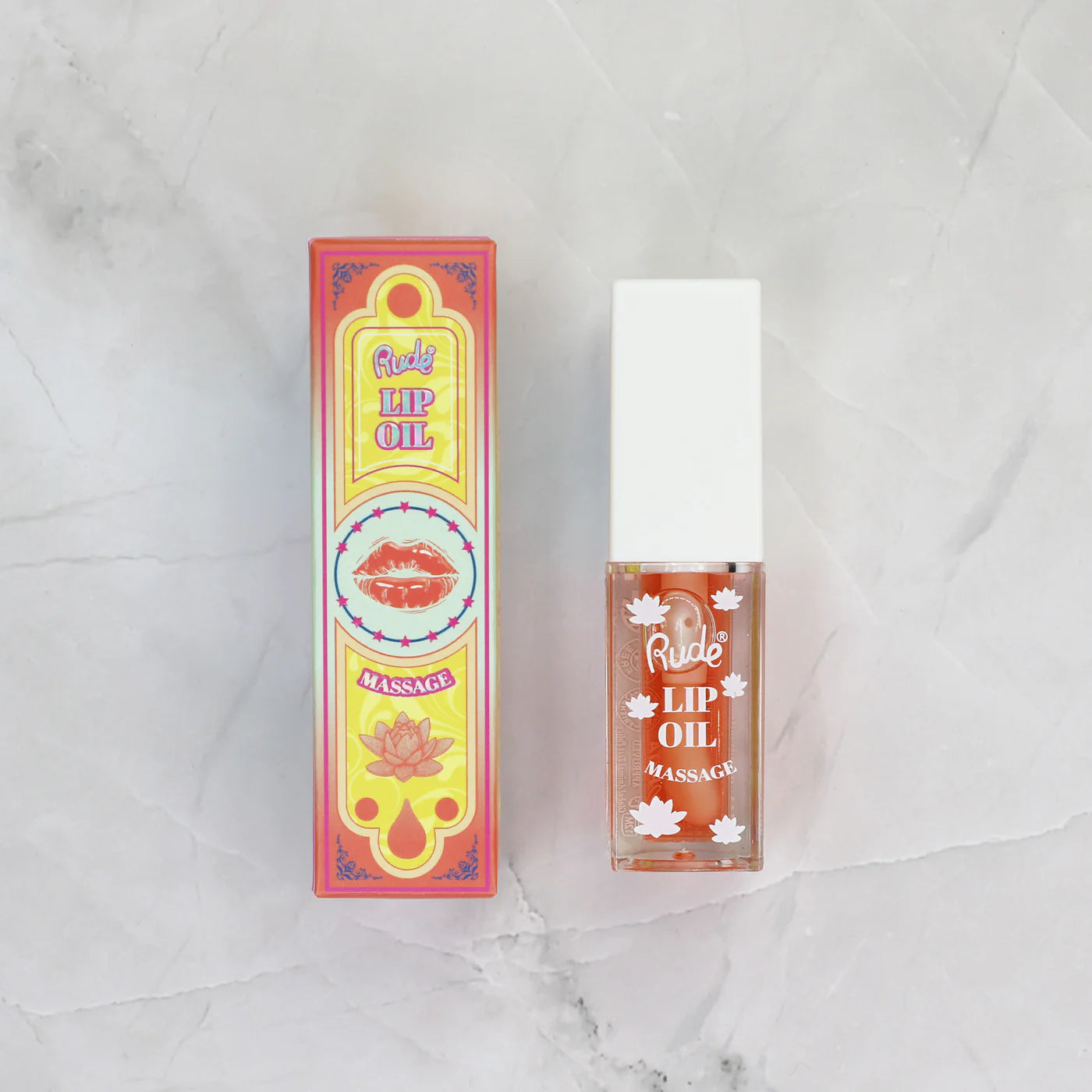 Rude Cosmetics - Lip Oil Massage Peach Refresh