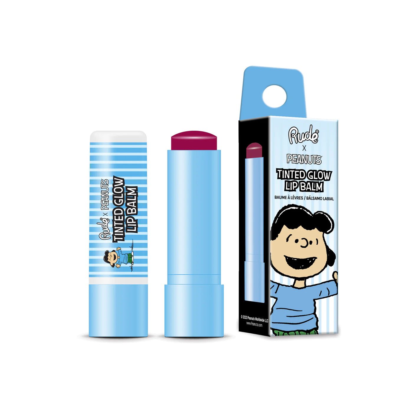 Rude Cosmetics - Peanuts Tinted Glow Lip Balm Lucy