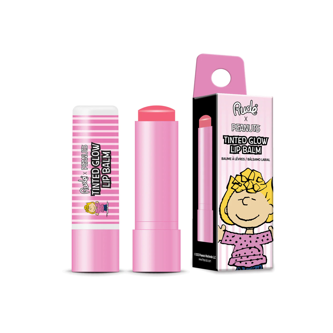 Rude Cosmetics - Peanuts Tinted Glow Lip Balm Sally