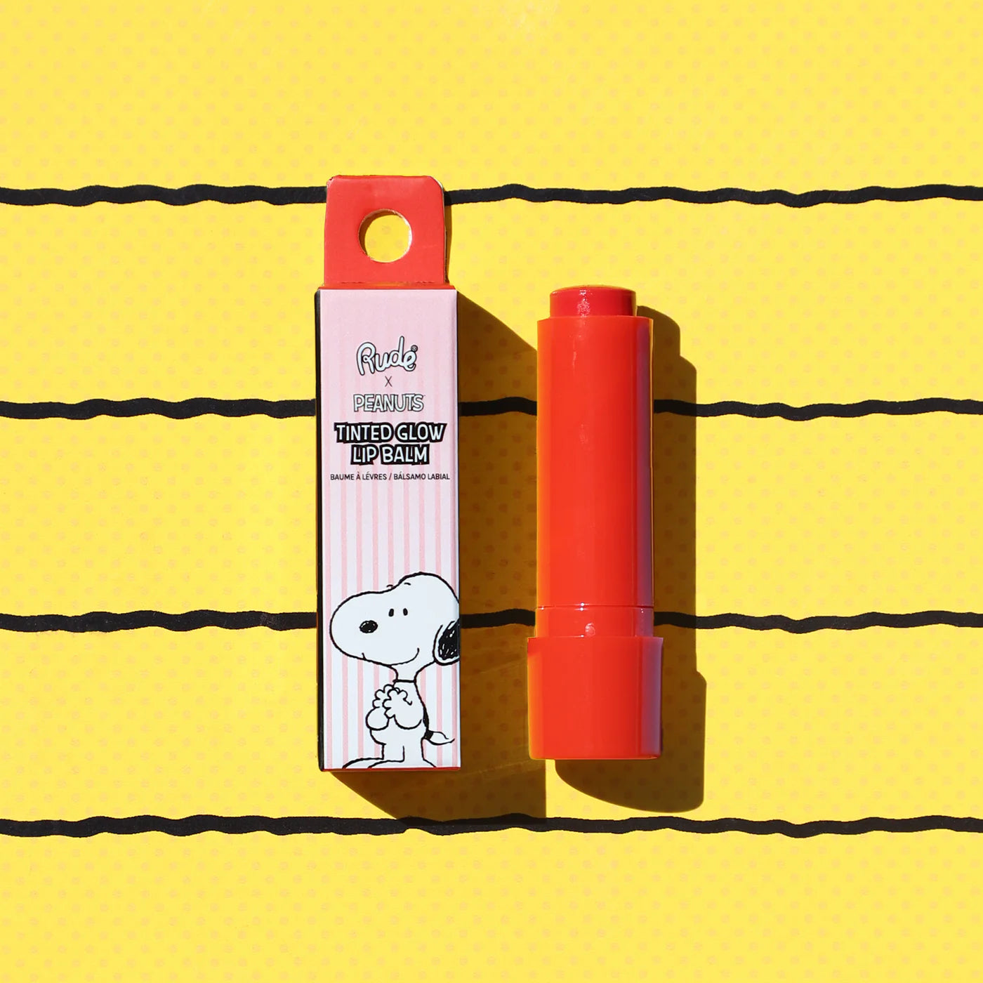 Rude Cosmetics - Peanuts Tinted Glow Lip Balm Snoopy