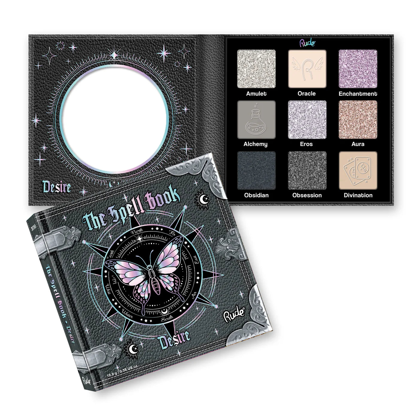 Rude Cosmetics - The Spell Book Desire Palette