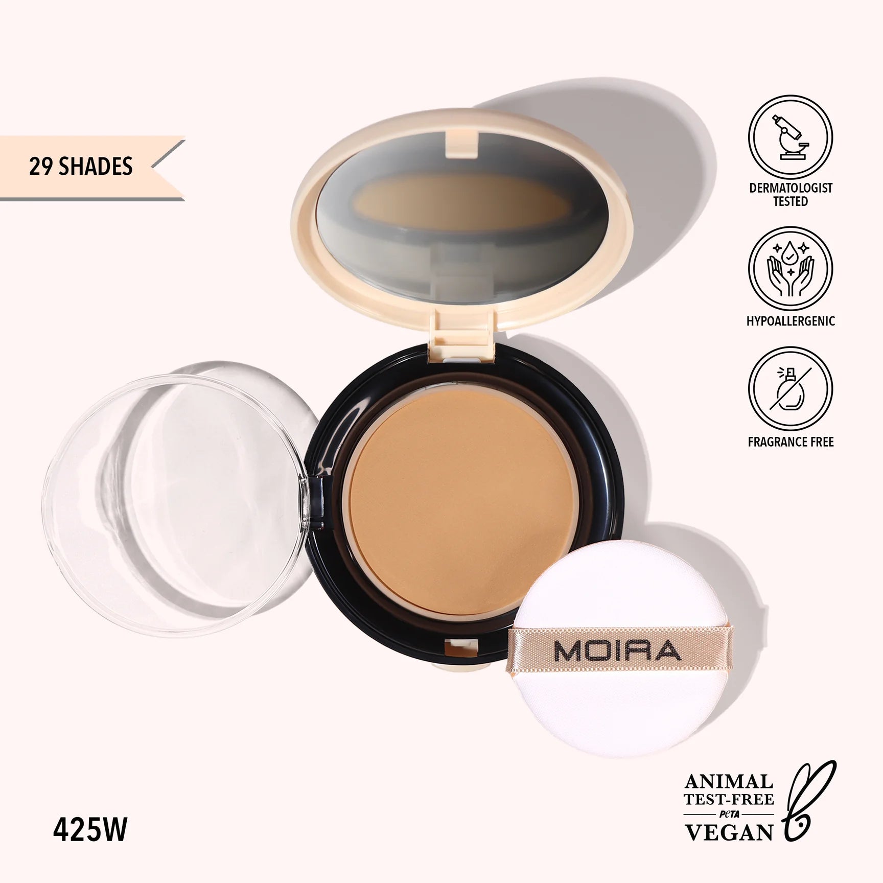 Moira Beauty - Complete Wear Powder Foundation 425W