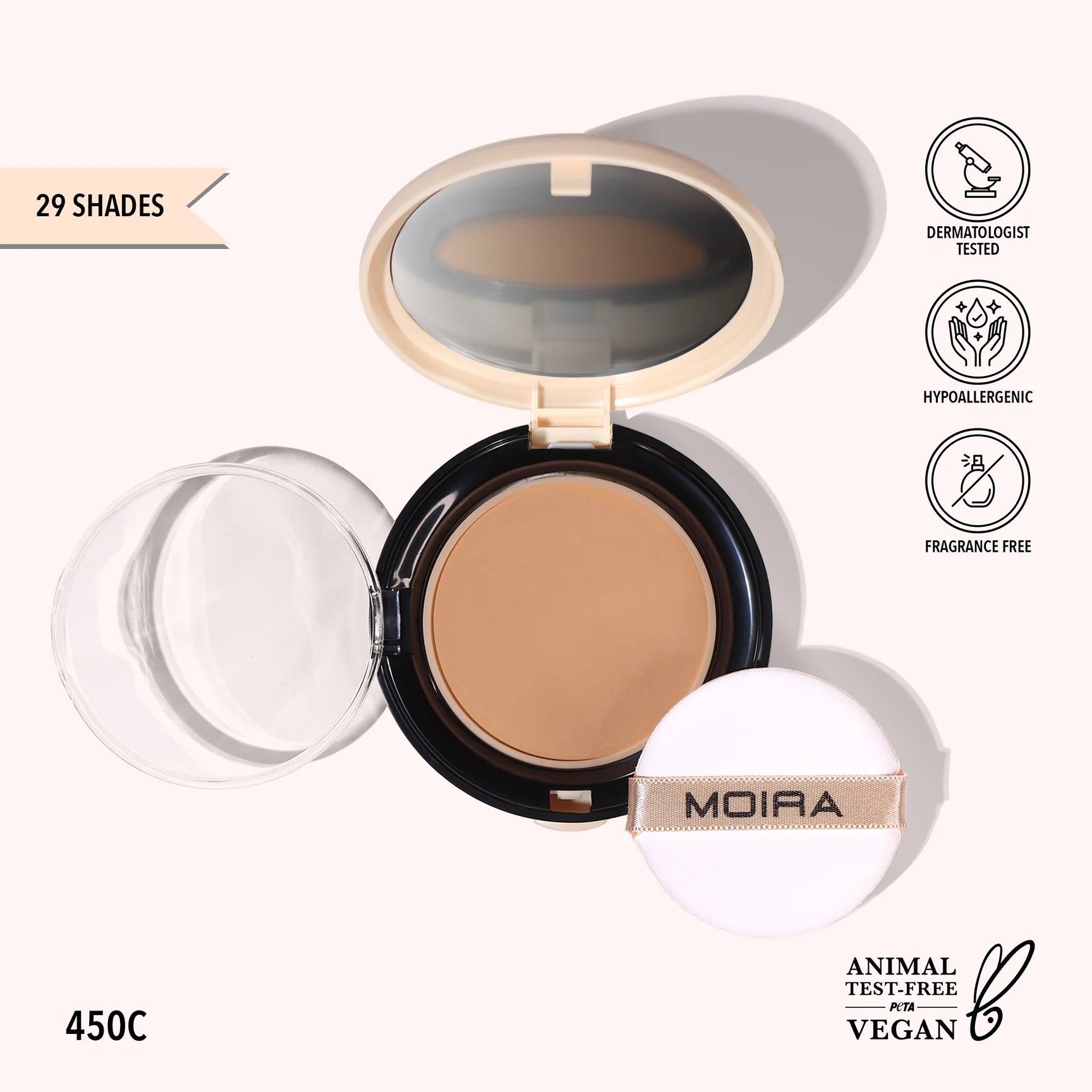 Moira Beauty - Complete Wear Powder Foundation 450C