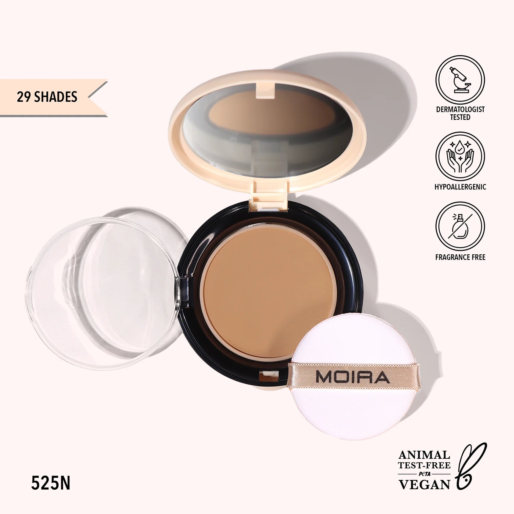 Moira Beauty - Complete Wear Powder Foundation 525N