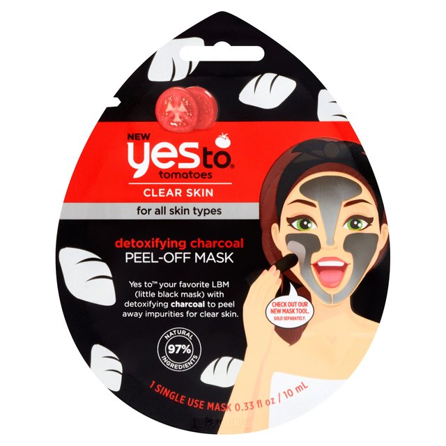 Yes To - Tomatoes Detoxifying Charcoal Peel-Off Mask Single Use