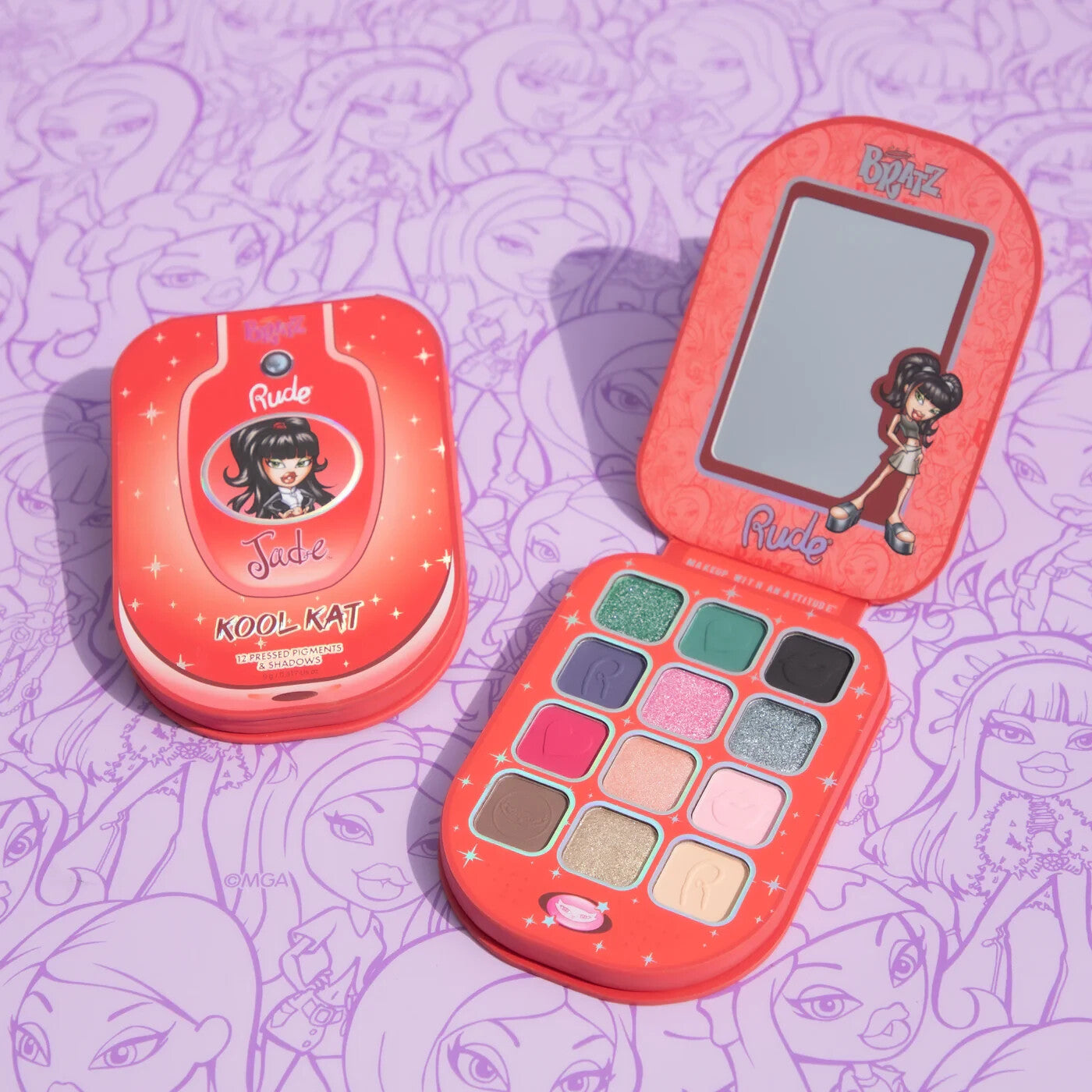 Rude Cosmetics - Bratz Sasha Eyeshadow Palette - Bunny Boo