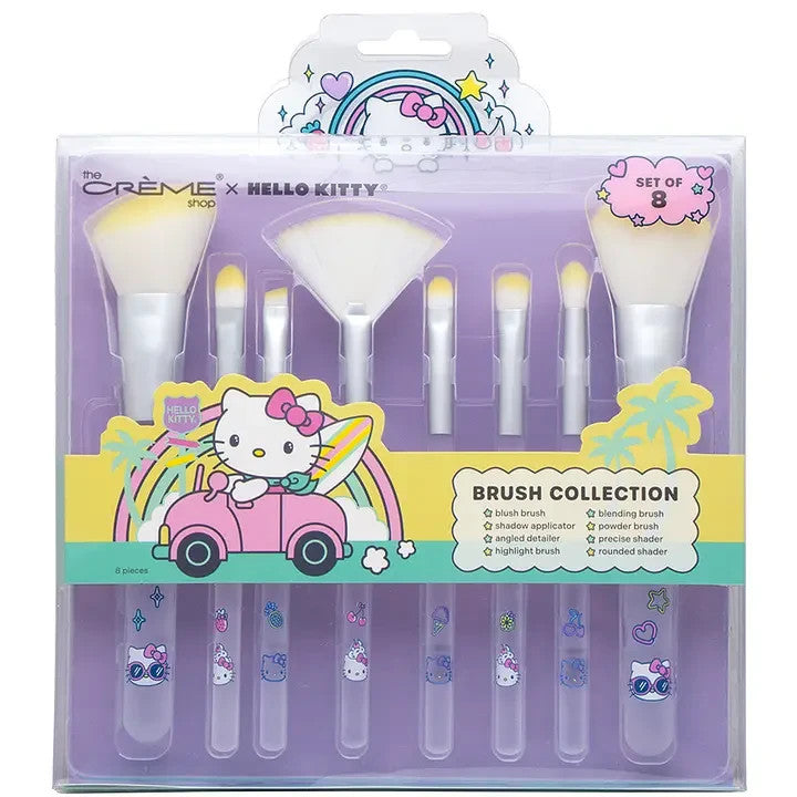 The Creme Shop - Hello Kitty 8pc Brush Collection Set