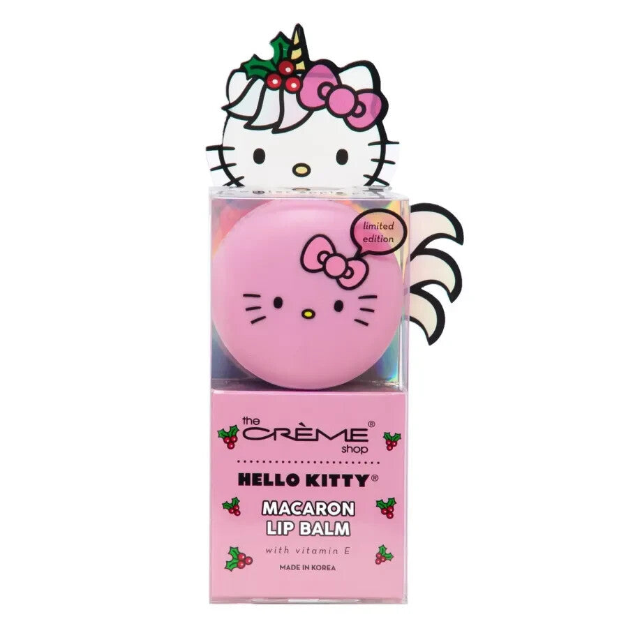 The Creme Shop - Hello Kitty Unicorn Holiday Macaron Lip Balm - Winter Apple Pie