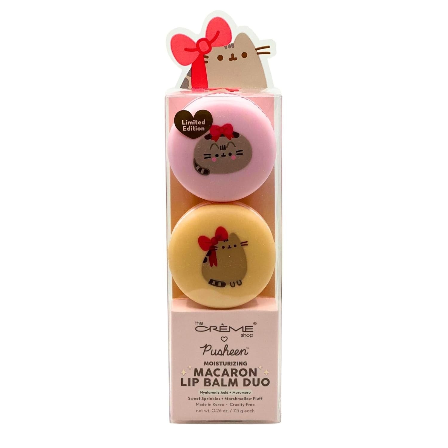 The Creme Shop - Pusheen Macaron Lip Balm Sweet Sprinkles & Marshmallow Fluff