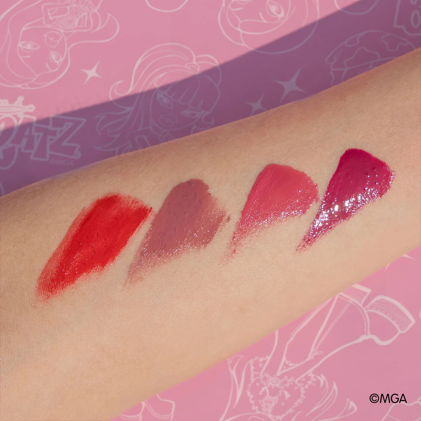 Rude Cosmetics - Bratz Gossip Lipz Vinyl Liquid Lipstick Drama Mama