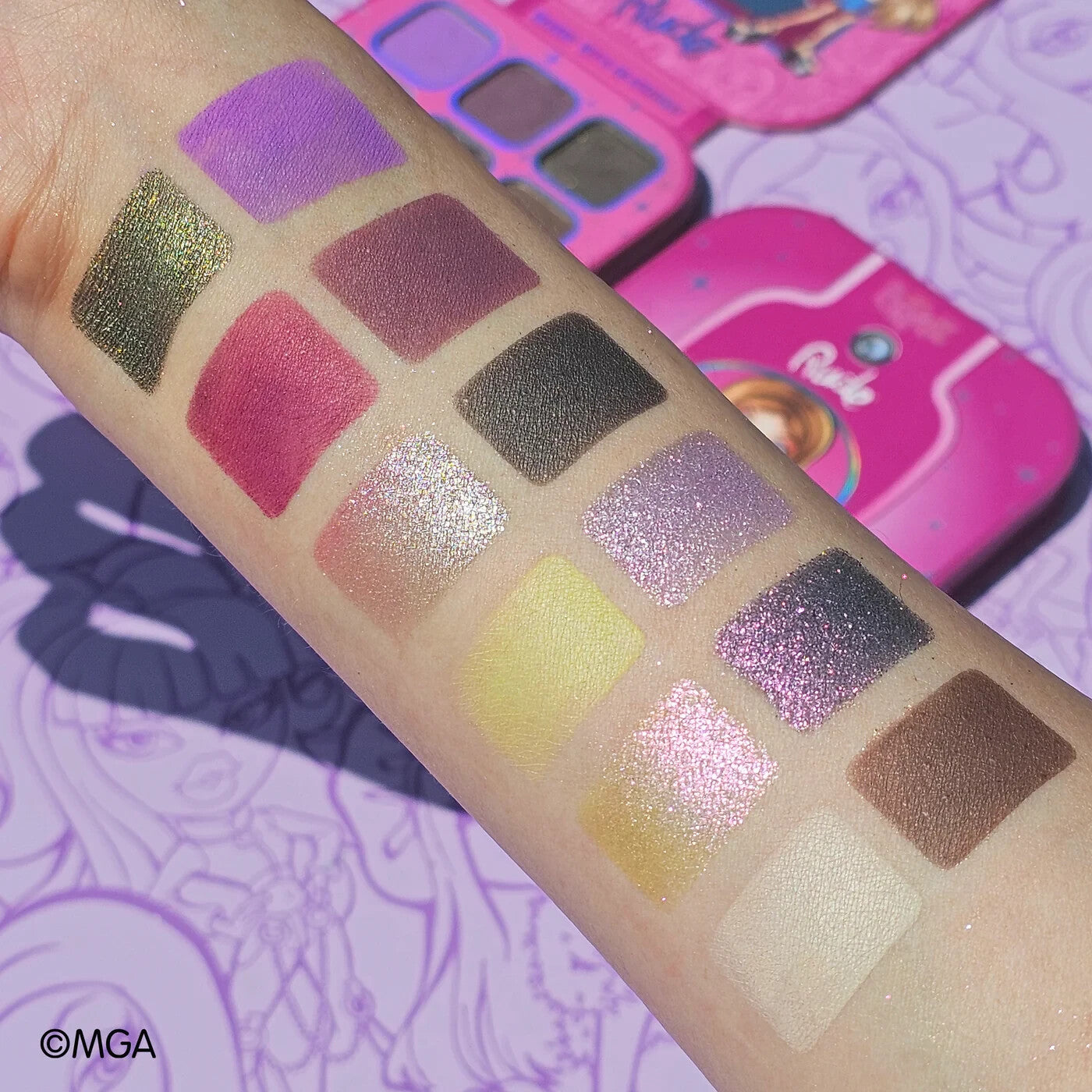Rude Cosmetics - Bratz Yasmin Eyeshadow Palette - Pretty Princess