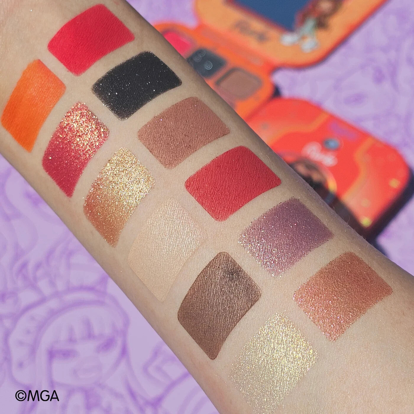 Rude Cosmetics - Bratz Jade Eyeshadow Palette - Kool Kat