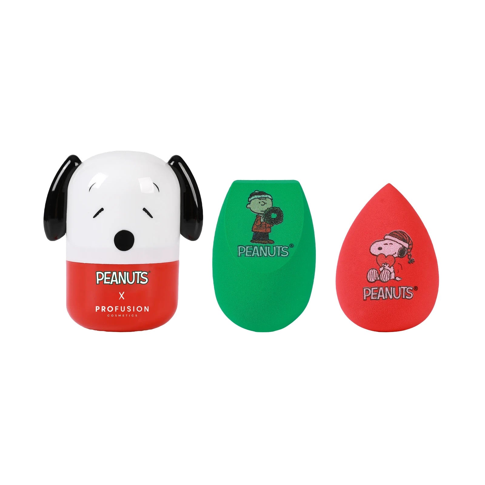 Profusion - Peanuts Holiday Let It Blend Sponge and Case Set