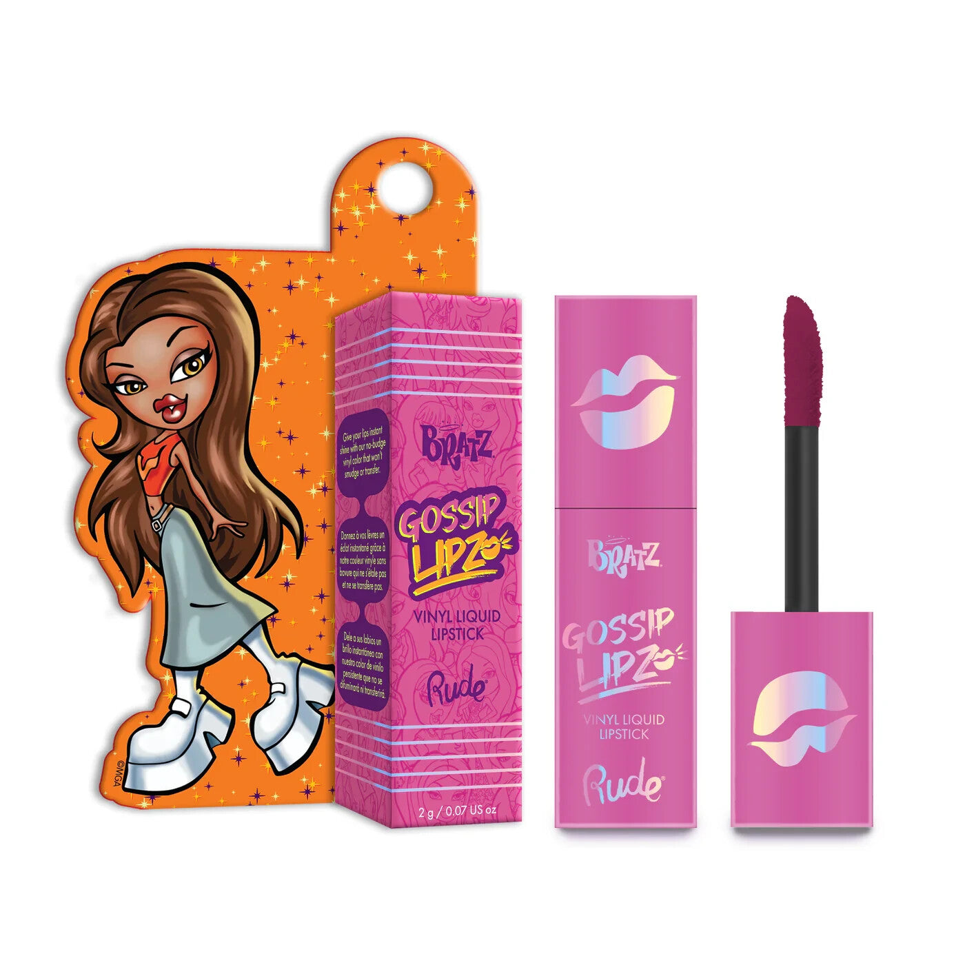 Rude Cosmetics - Bratz Gossip Lipz Vinyl Liquid Lipstick Loose Lipz