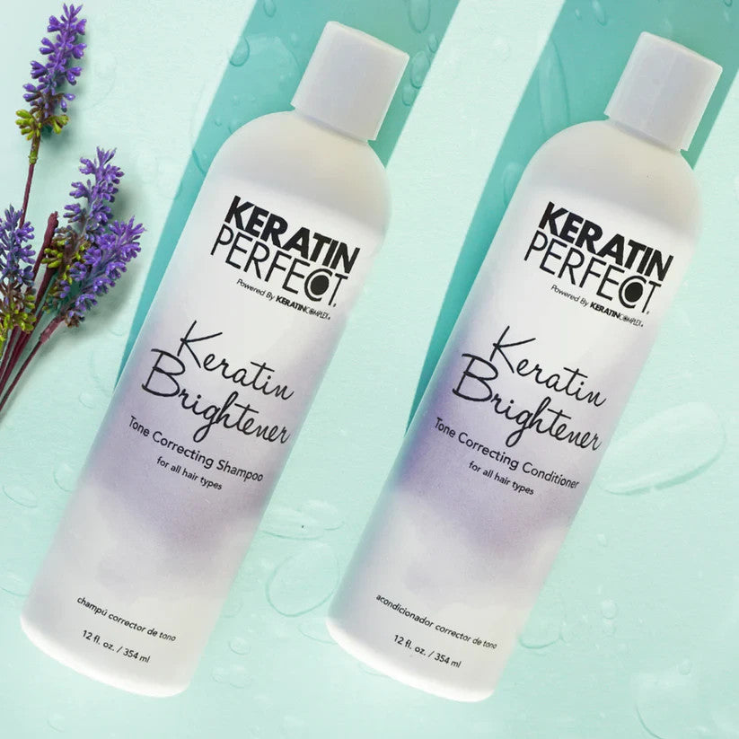 Keratin Perfect - Keratin Brightener Tone Correcting Shampoo & Conditioner 354ml