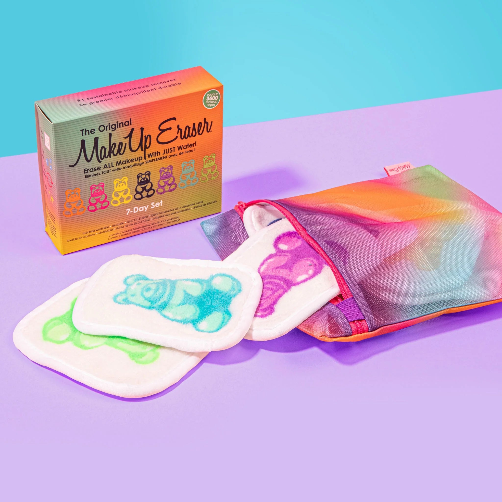 MakeUp Eraser - Gummy Bear 7-Day Set