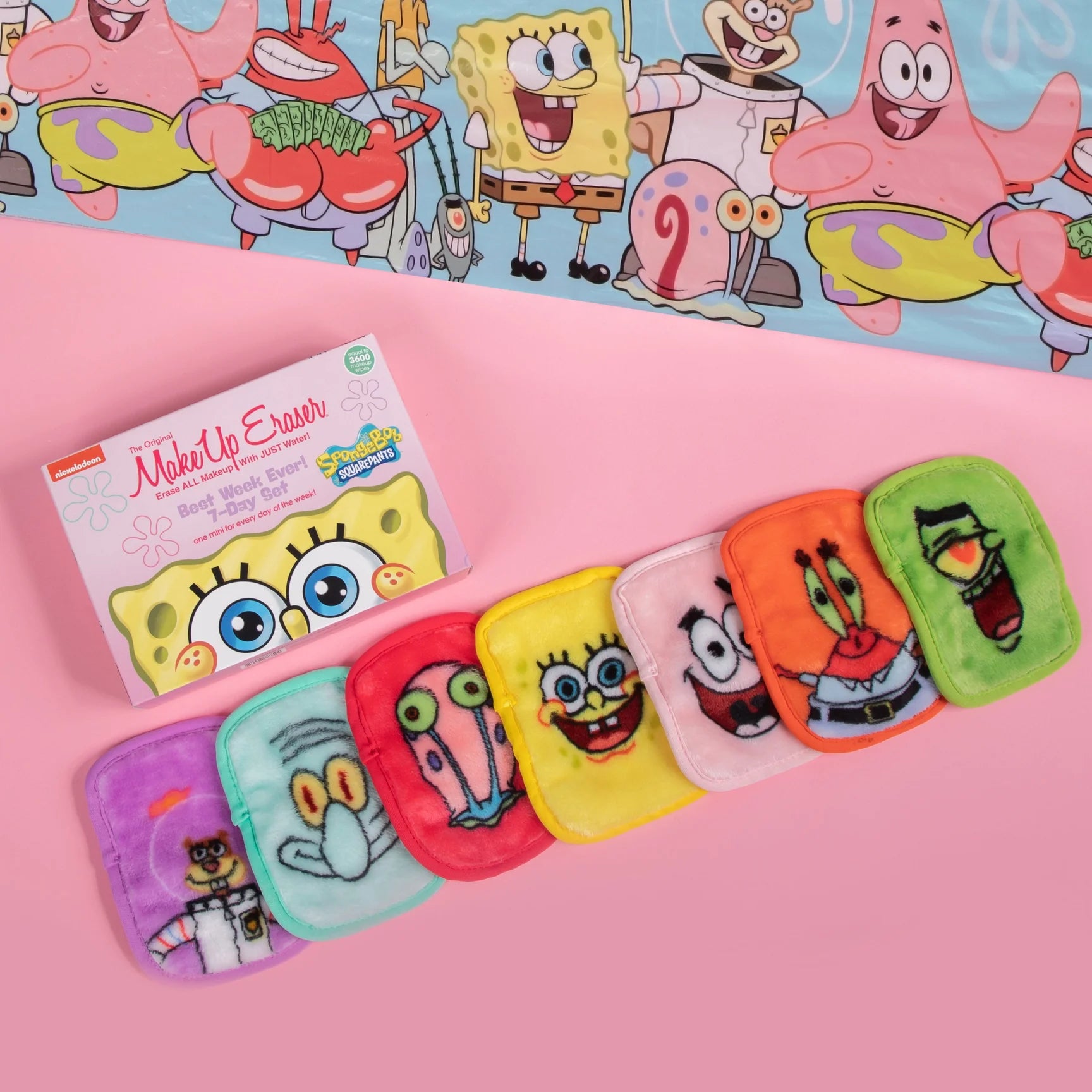 MakeUp Eraser - SpongeBob 7-Day Set